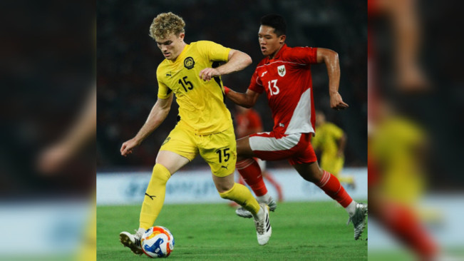 Indonesia vs Malaysia di Piala AFF U-23 2025. [Instagram]